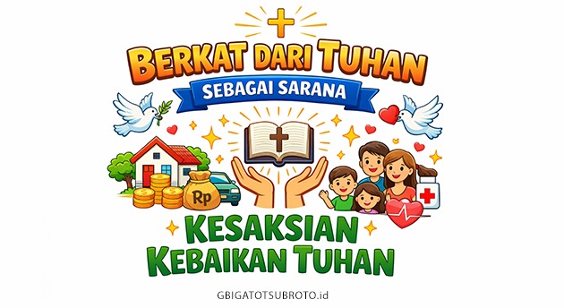 BERKAT DARI TUHAN SEBAGAI SARANA KESAKSIAN KEBAIKAN TUHAN