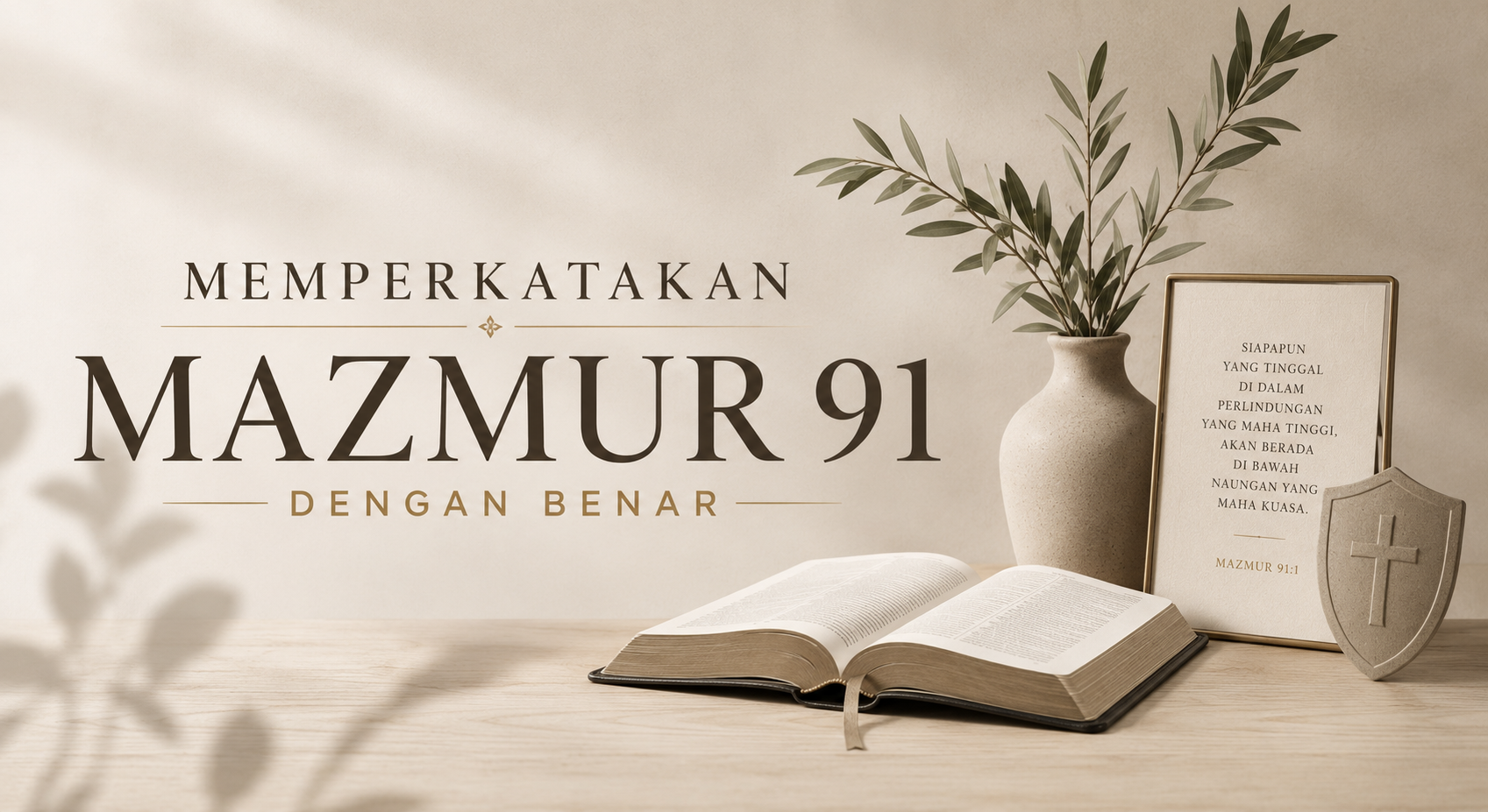 MENAFSIR DAN MEMPERKATAKAN MAZMUR 91