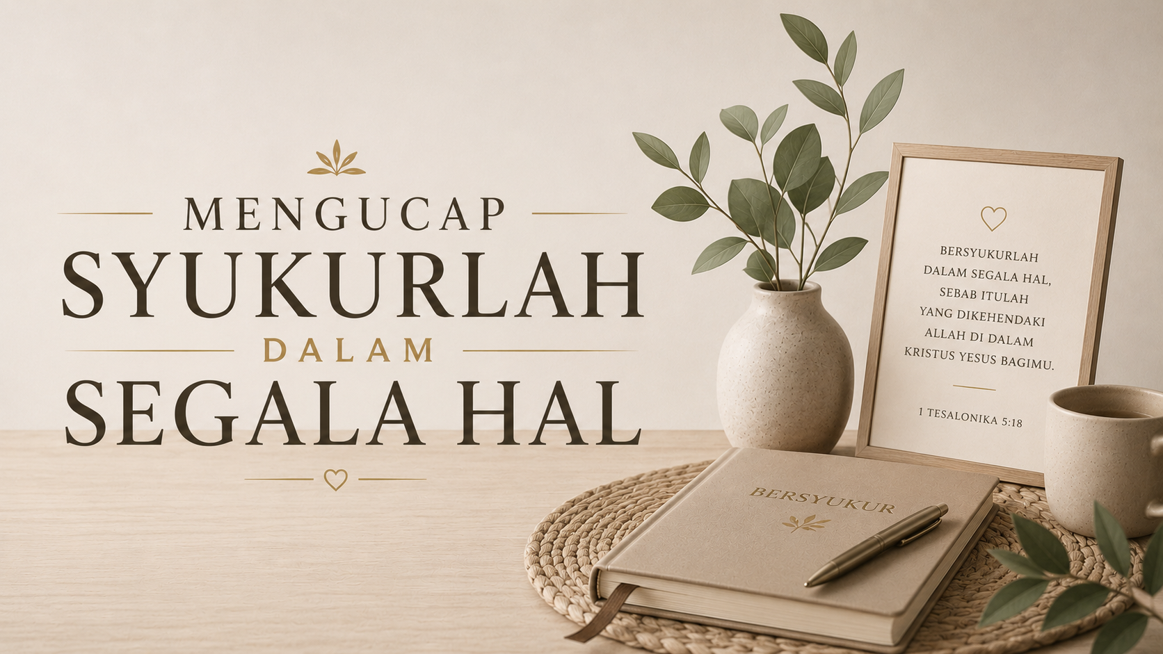 MENGUCAP SYUKURLAH DALAM SEGALA HAL